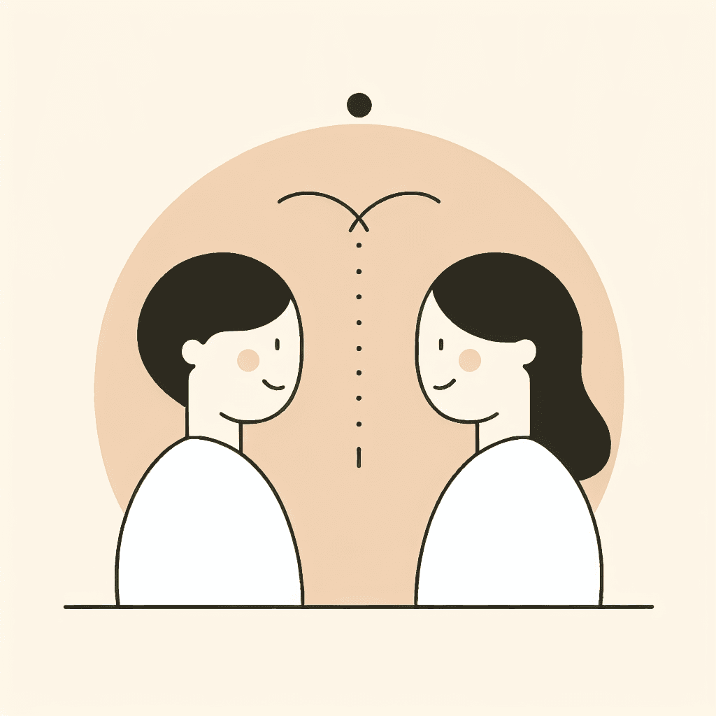 Illustration for article: How distance impacts emotional connection in relationships.